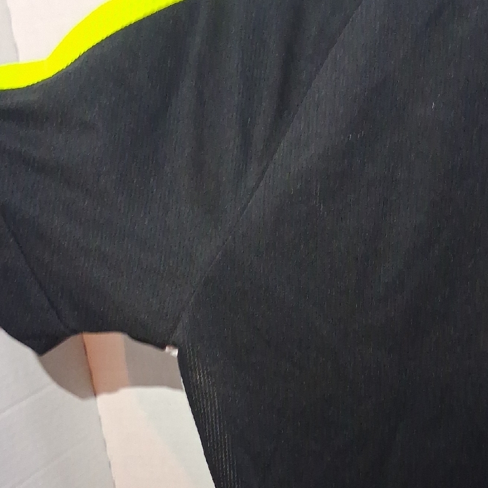 Nike Kids Black Jersey with Neon Yellow Accents - Picture 10 of 13